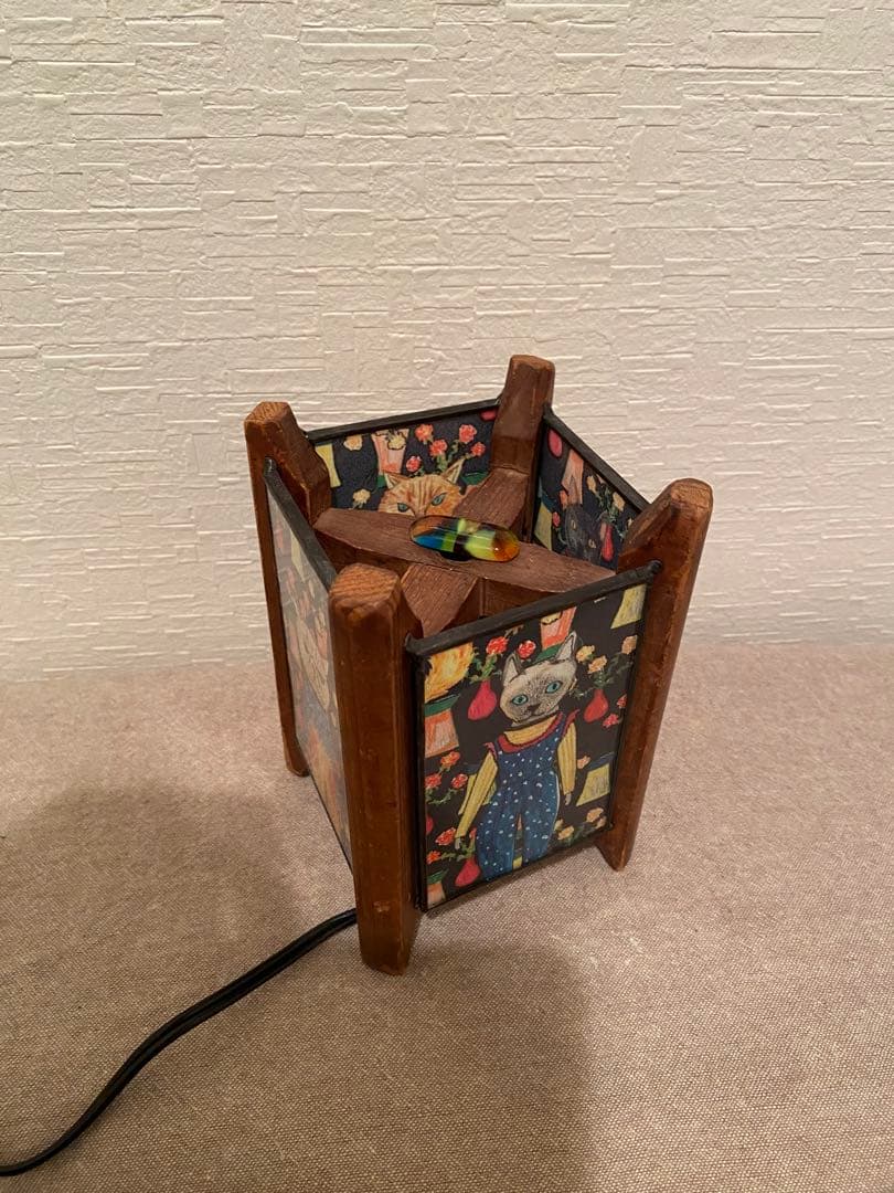 ハンドメイド⭐︎可愛い⭐︎世界で１つ　ナイトランプ　mannine マンナイン