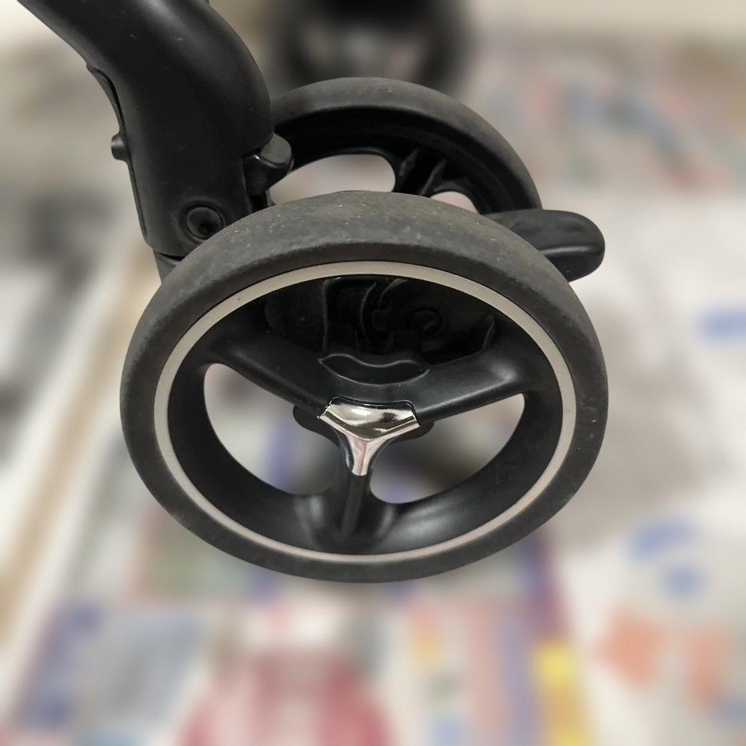 アップリカ ラクーナクッション ベビーカー グレー 説明書付き