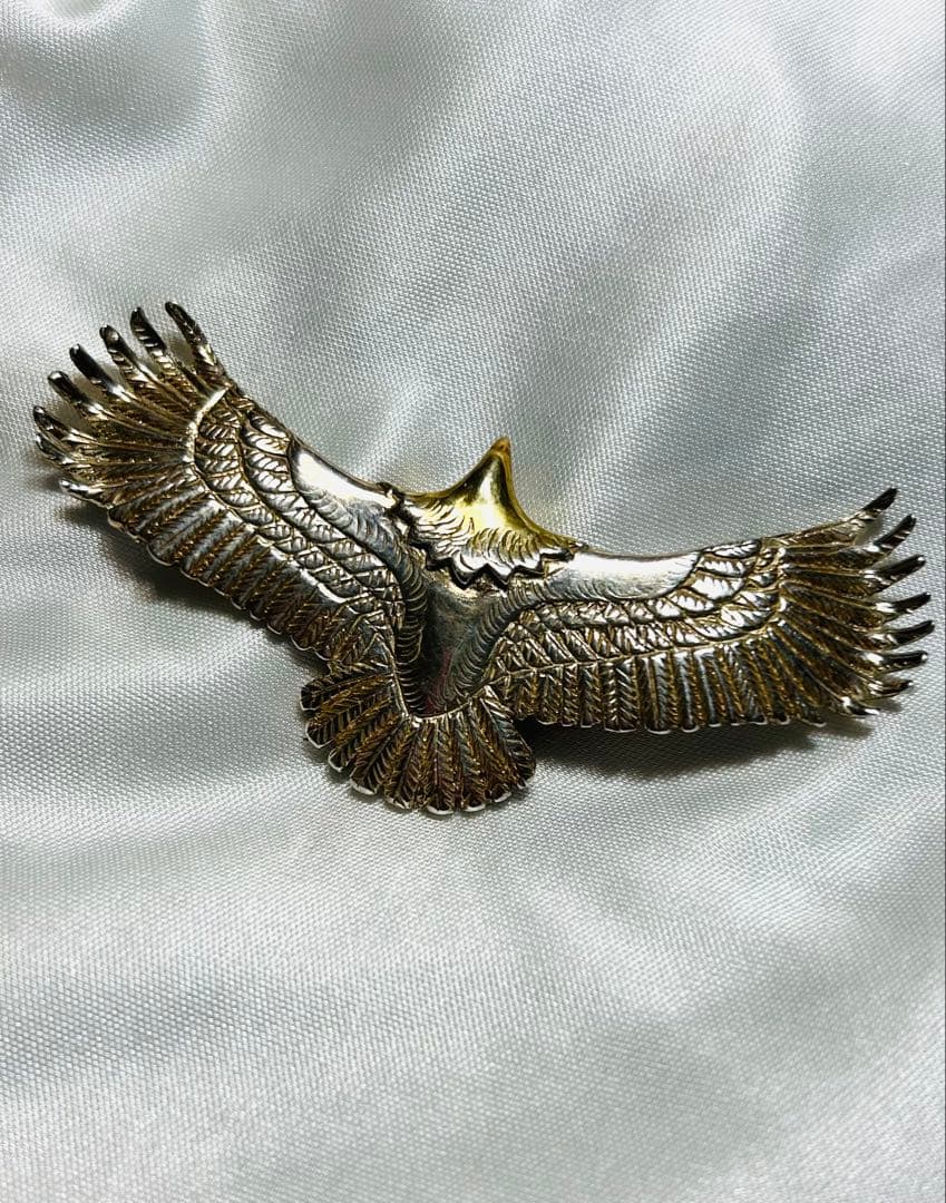 シルバー925☆大イーグル☆インディアンジュエリー☆ヴィンテージ