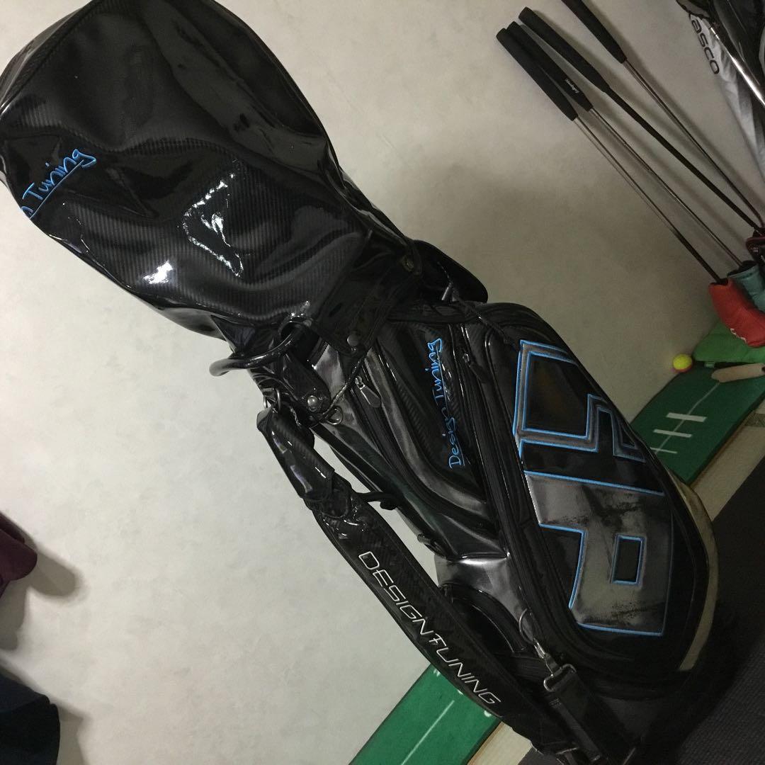 DESIGN TUNING ゴルフバッグ ブラック/ブルー