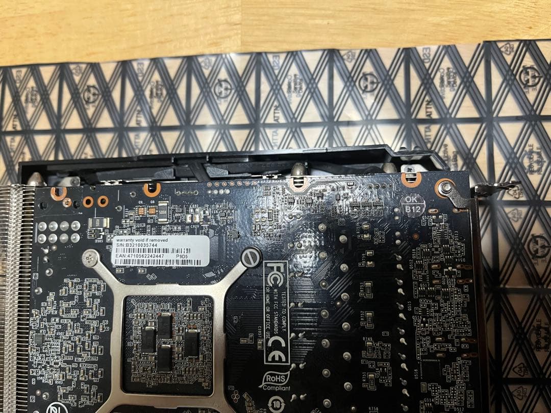 Geforce RTX3060 12GB palit シングルファン