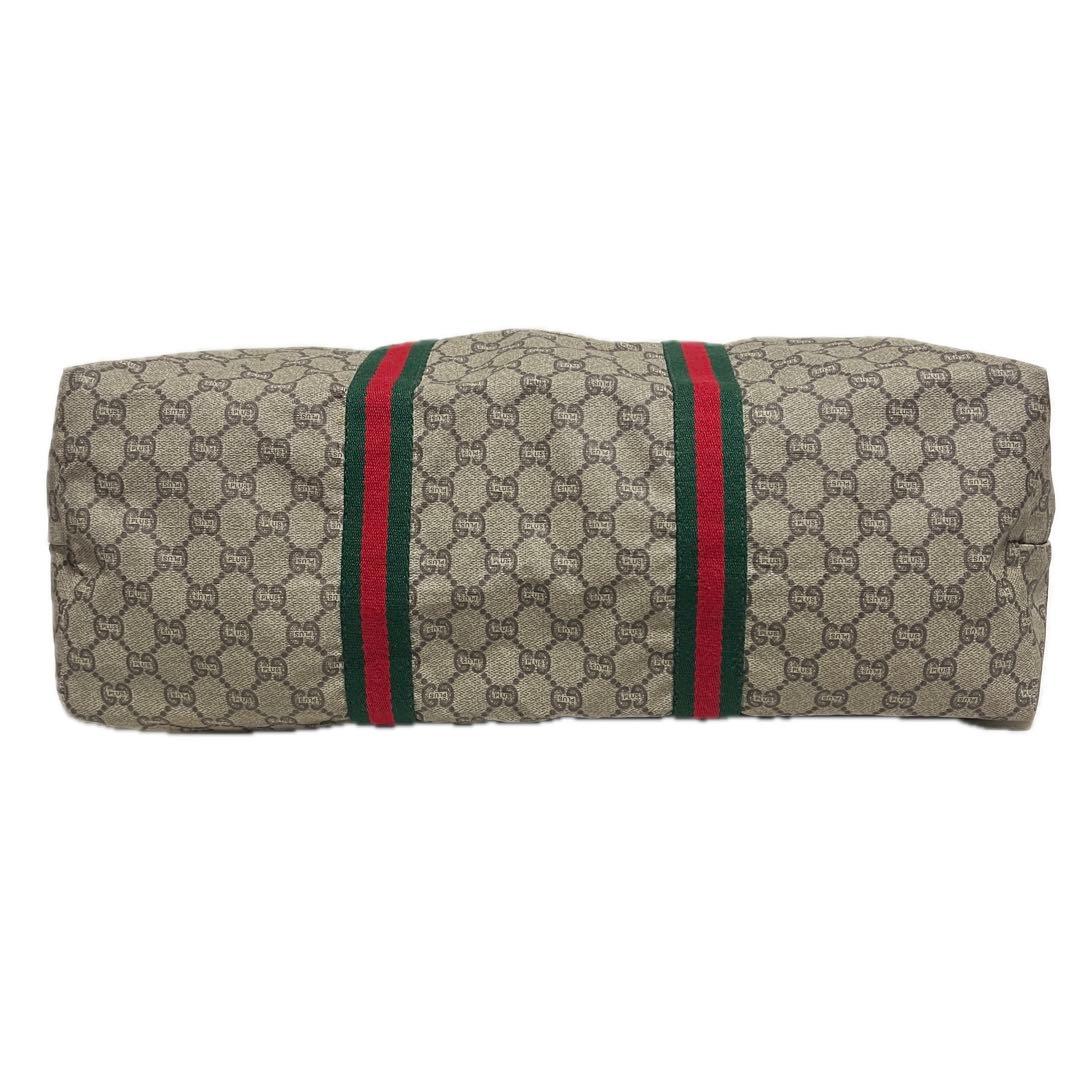 大容量 GUCCI グッチプラス シェリーライン トートバッグ ベージュ B68