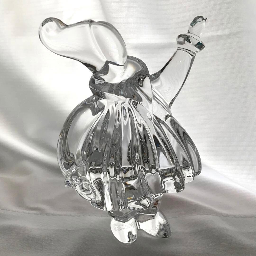 バカラ 置物 ラッパを吹くピエロ フィギュリン ※注意事項あり説明必読