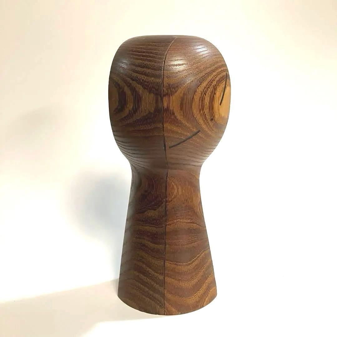 創作こけし　石原日出男　おとめ　モダンデザイン　木彫り　民芸　日本人形　郷土玩具