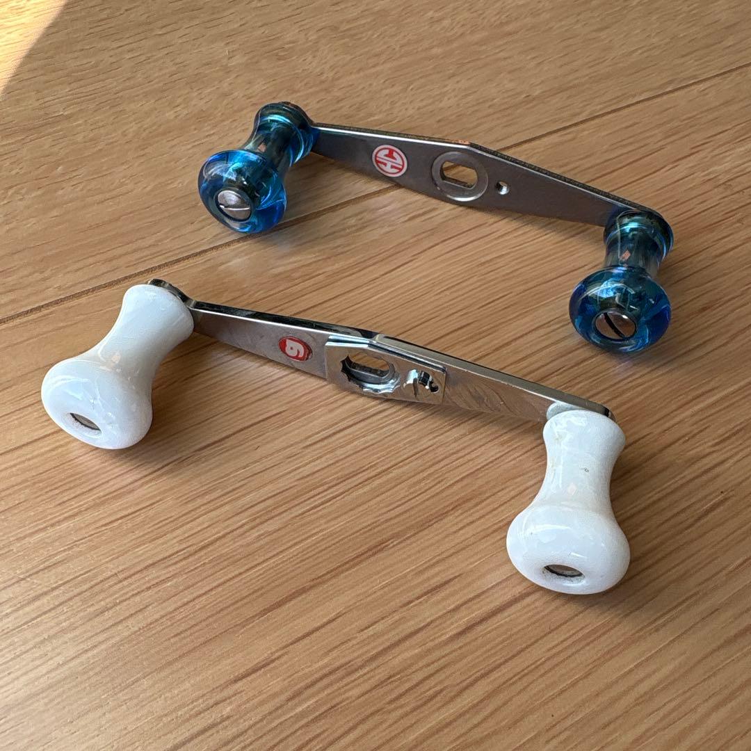 アンバサダー　オールドアブ　ハンドル2点セット　ハネダクラフト　雷魚