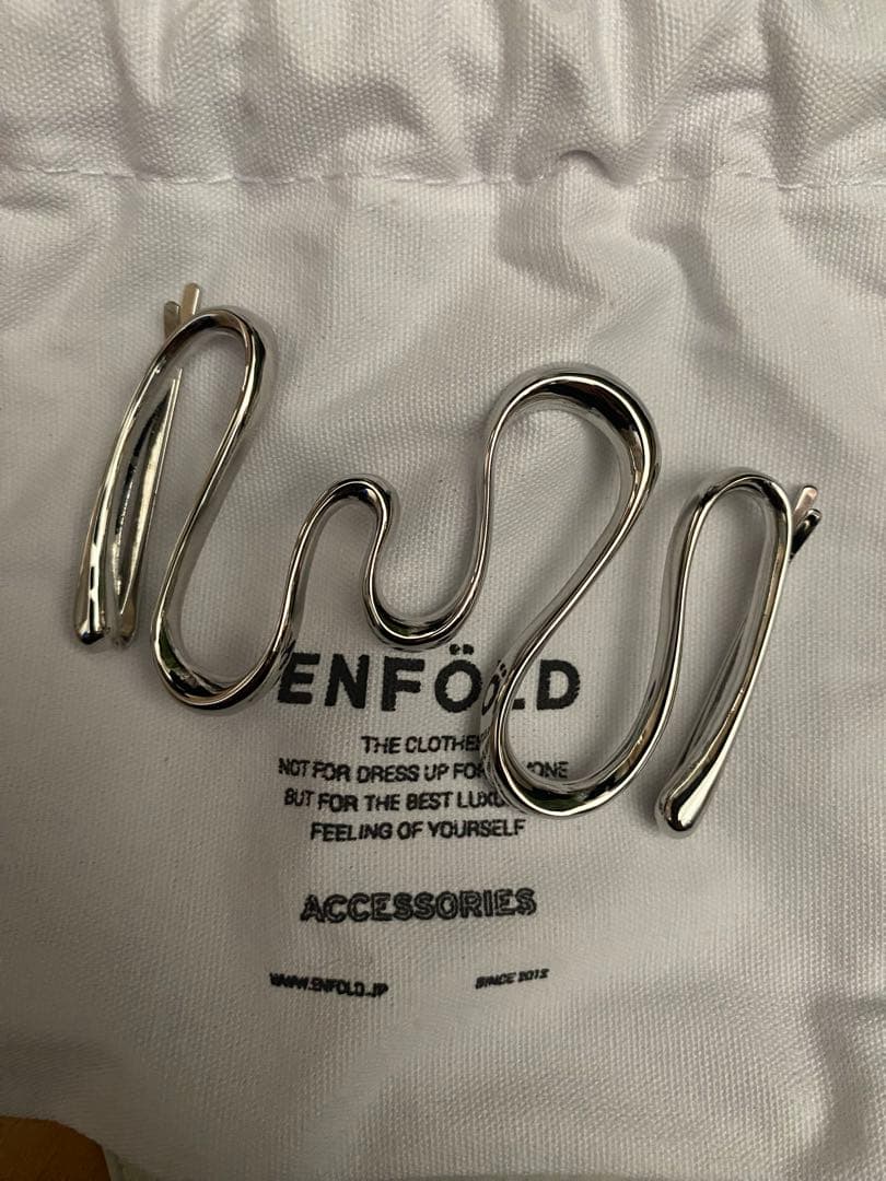 ENFOLD シルバー ヘアピン