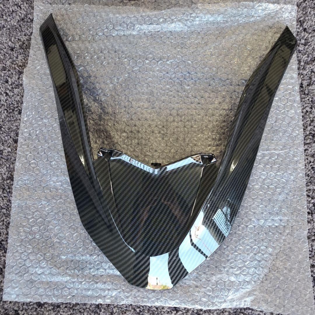 美品新品未使用ホンダＰＣＸ１２５ＰＣＸ１６０カーボン調フロントカバーガーニッシュ