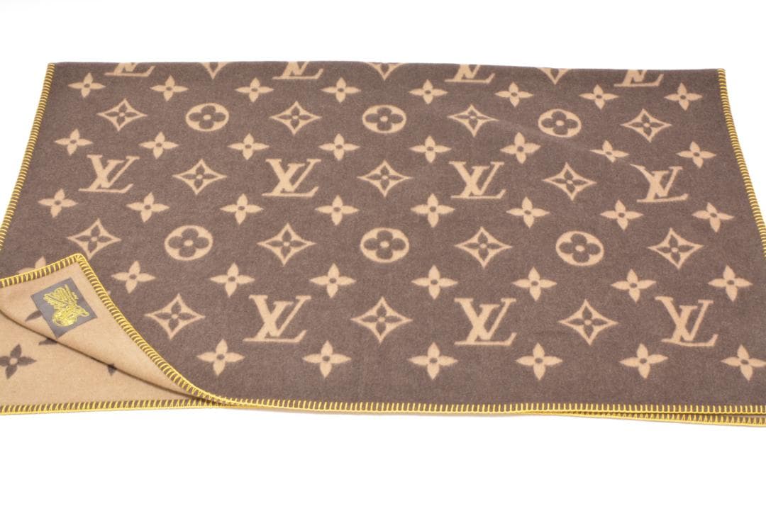 ルイヴィトン ブランケット プレッド ネオ モノグラム アンゴラ&ソフトウール