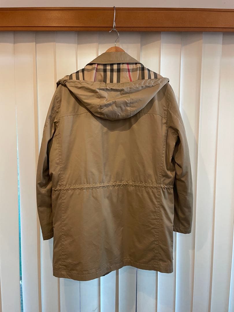 BURBERRY ベージュ トレンチコート フード付き