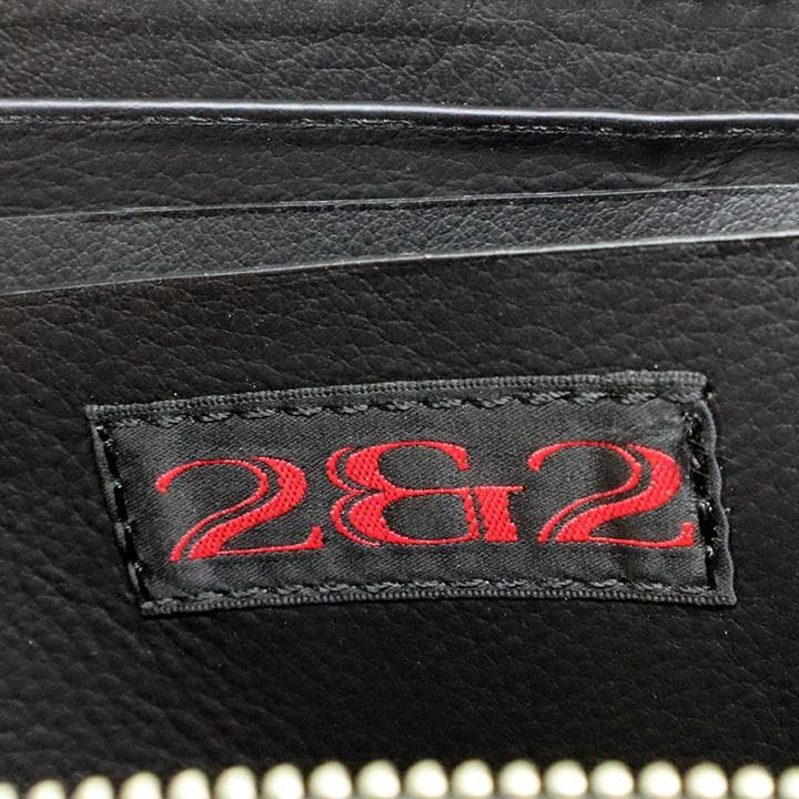 ２＆２　クロコダイル　L字ラウンドジップ長財布　ブラック