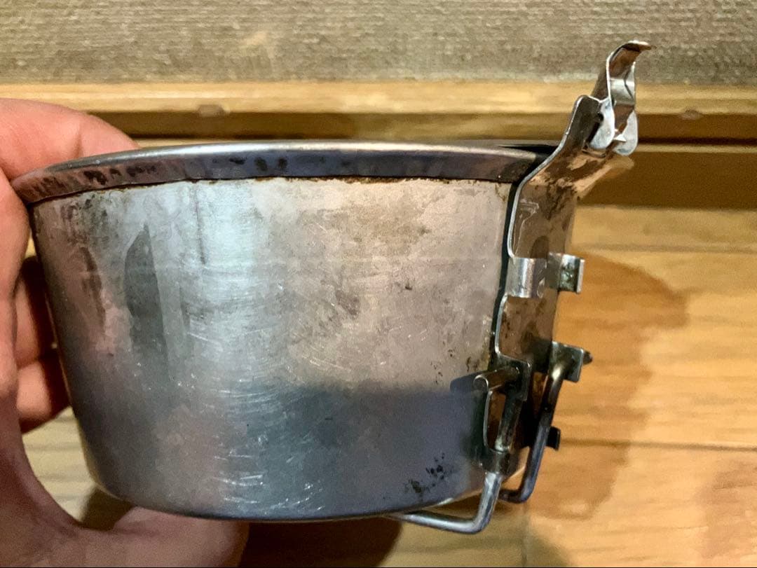 フタ希少【USA製】CASCADE CUP＋ROCKY CUP蓋付 折りたたみ式