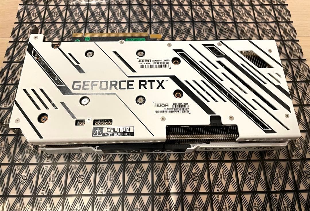 GALAX GeForce RTX3060tiグラフィックボード ホワイト