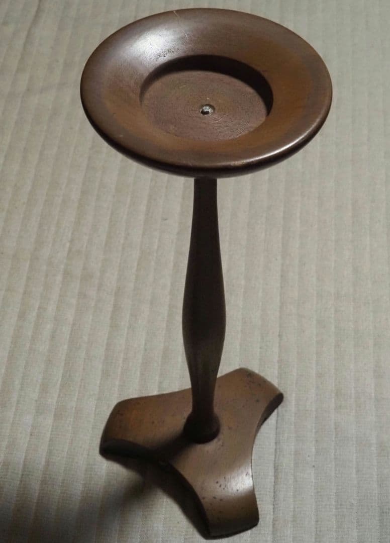 MARUNI 木製アンティークスタンド 灰皿スタンド