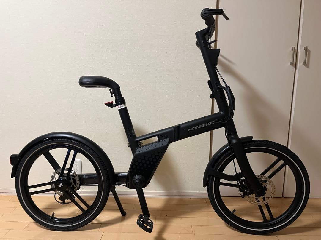 HONBIKE 電動アシスト自転車（BLACK/BLACK）