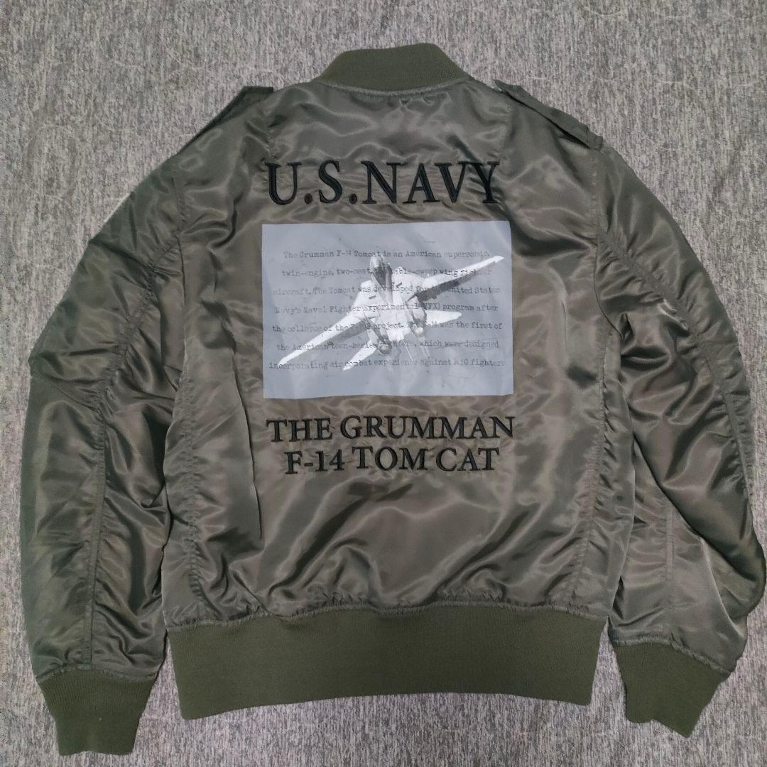 U.S.NAVY グラマン F-14 トムキャット MA-1 フライトジャケット