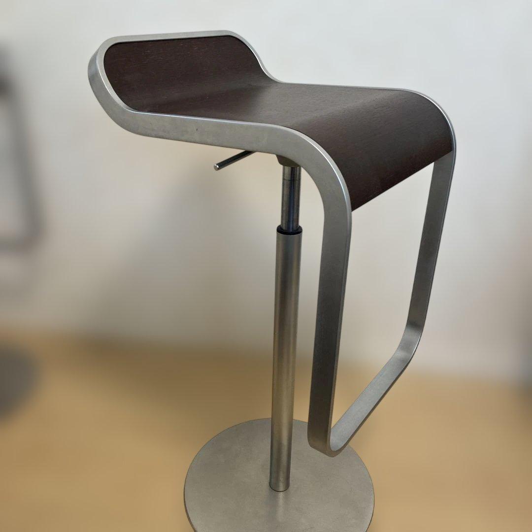 2脚セット　希少品　lapalma イタリア製　昇降式　カウンターチェア