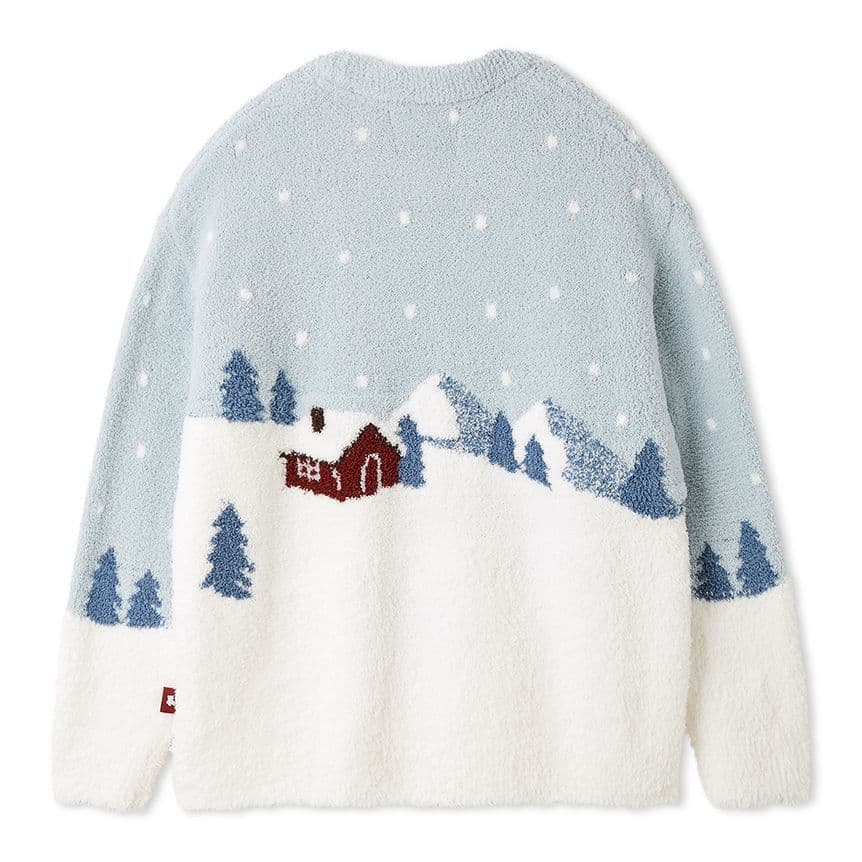 新品タグ付✨ジェラートピケ【HOLIDAY】スキーベアジャガードプルオーバー 上