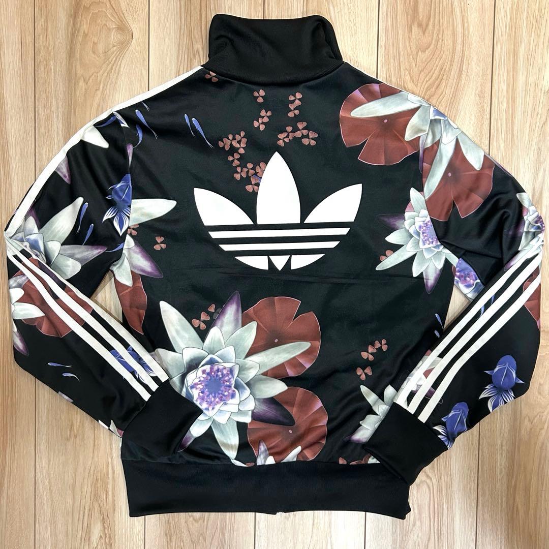 美品　adidas 花柄　ジャージ トラックスジャケットXOTサイズ