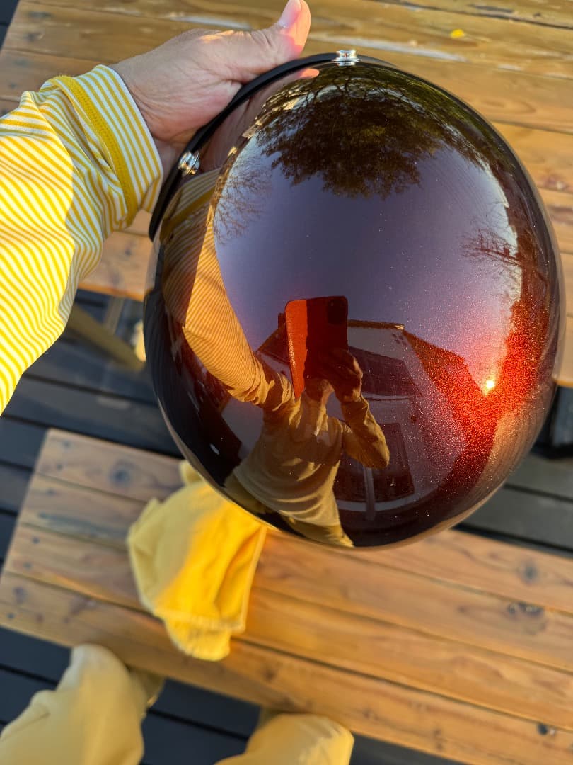 SHM ブラウン ジェットヘルメット LOT503 製造2024.6