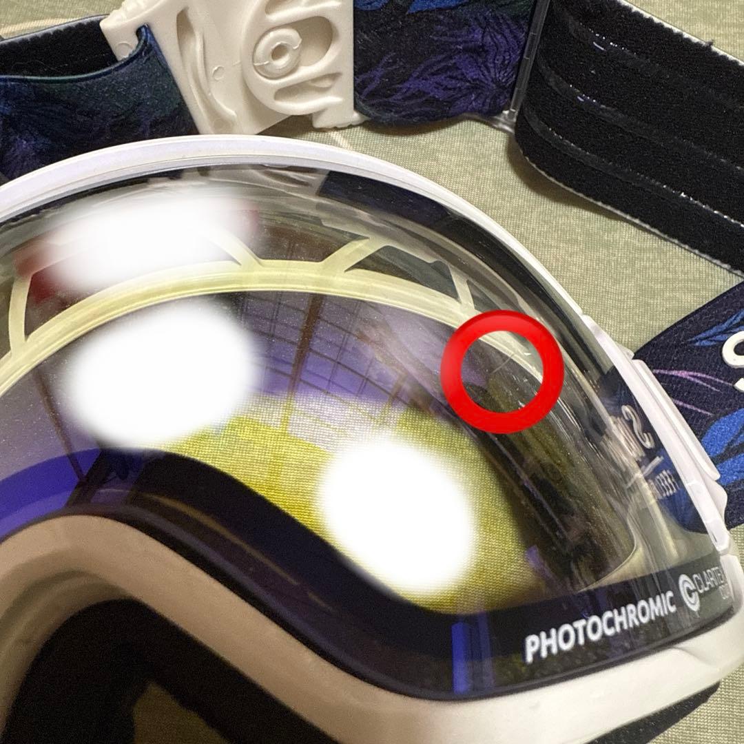 SWANS RIDGELINE 調光 ゴーグル グロスホワイト