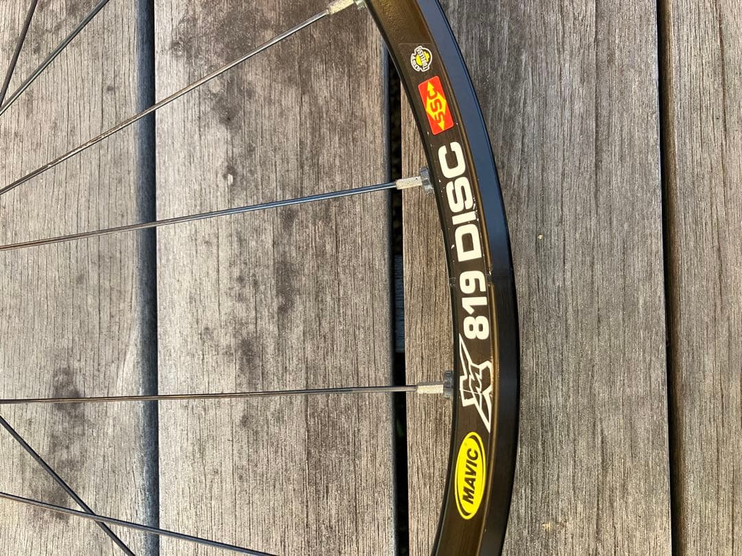 【中古】Mavic 819 DISC 26インチ ディスクホイール前後セット