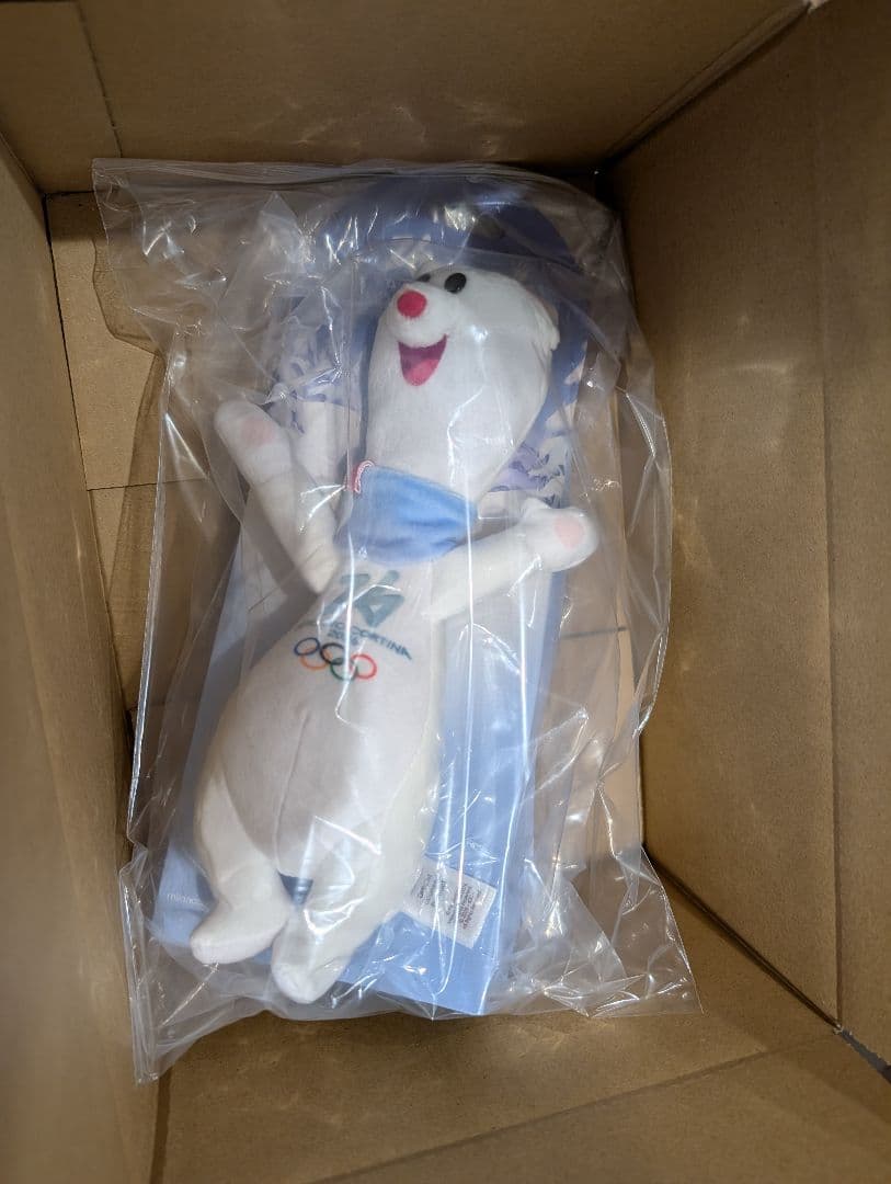 27cm ティナ Tina ミラノオリンピック ぬいぐるみ Lサイズ