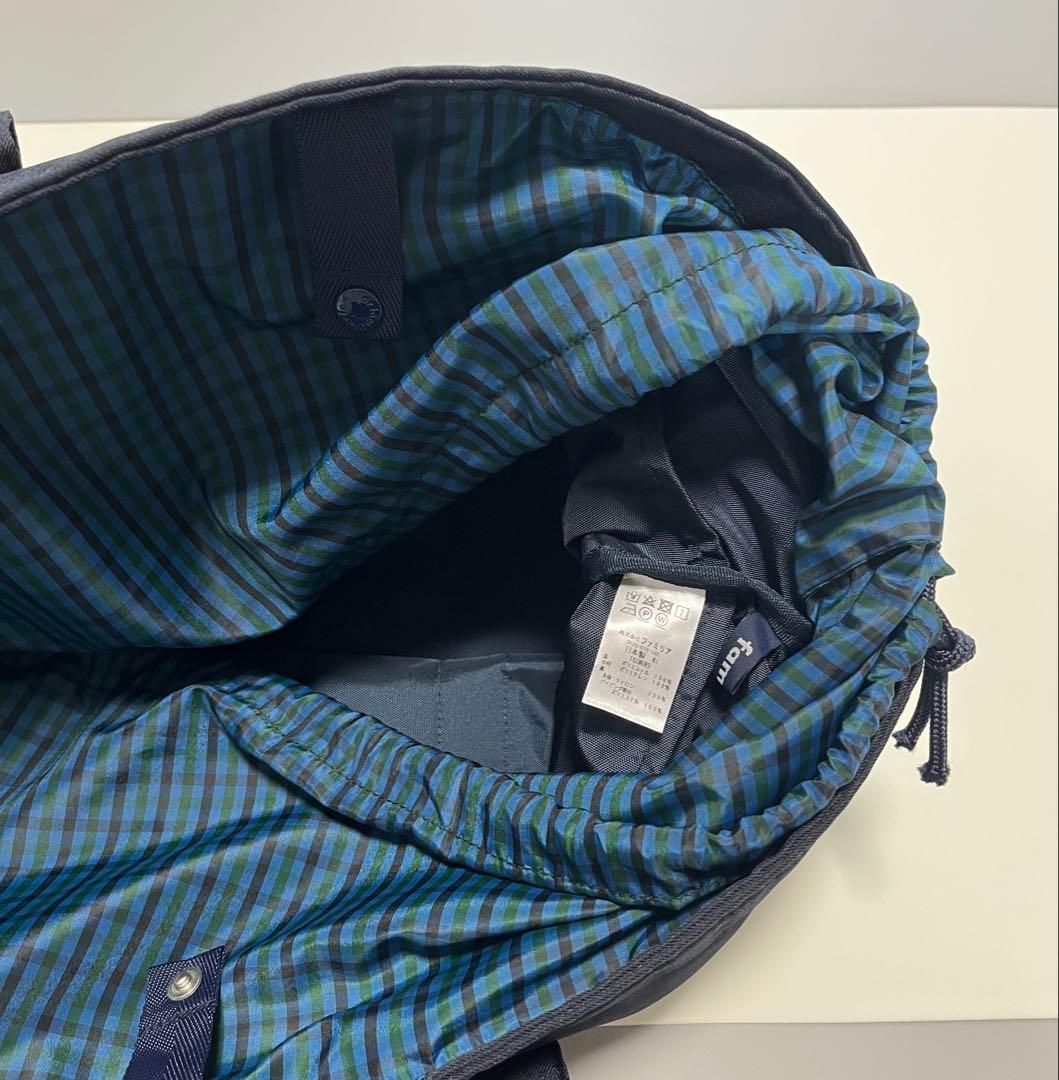 美品・現行品》正規品 マザーズバッグ ファミリア トートバッグ チャーム 青