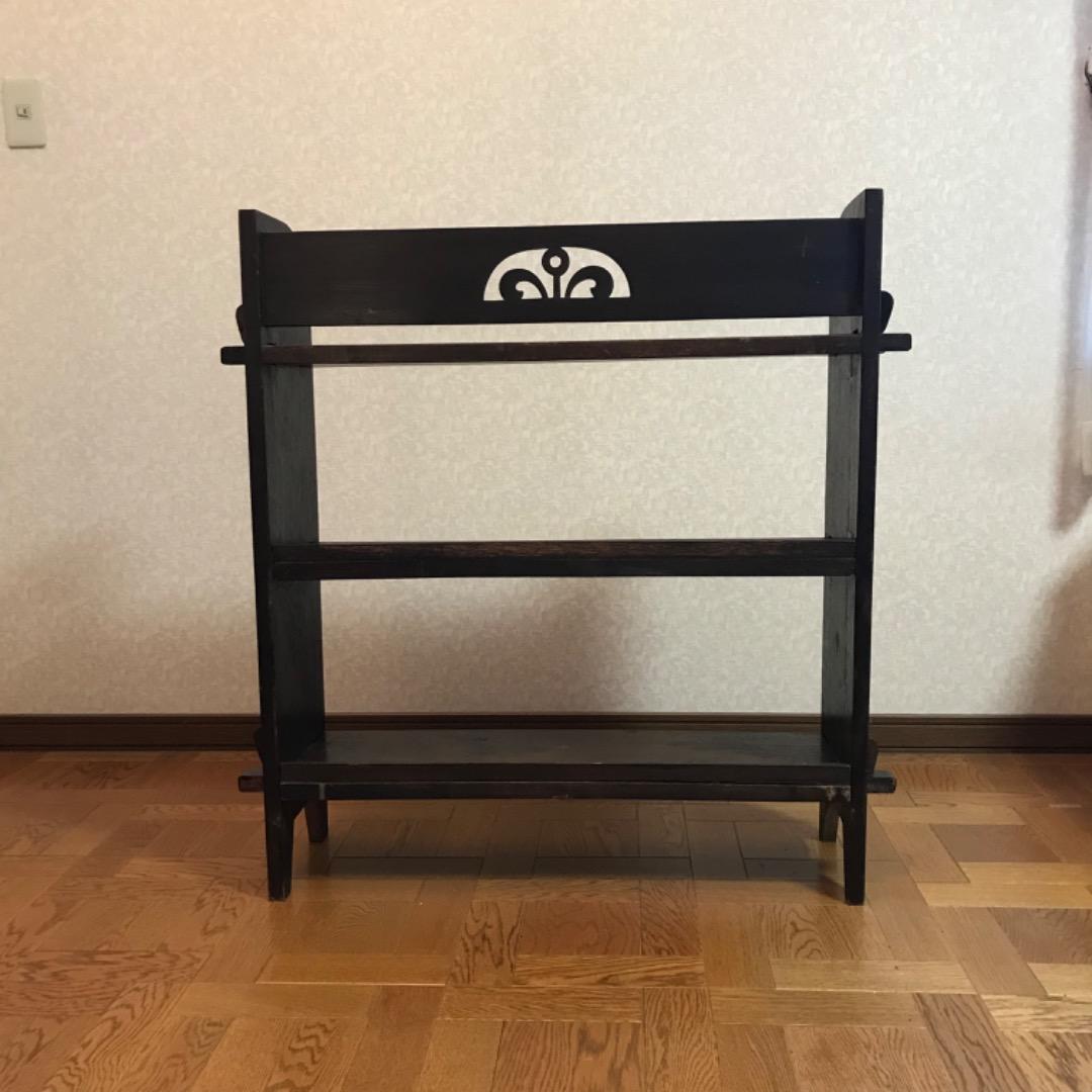 楔書棚・本棚・レトロ家具・古家具・古道具