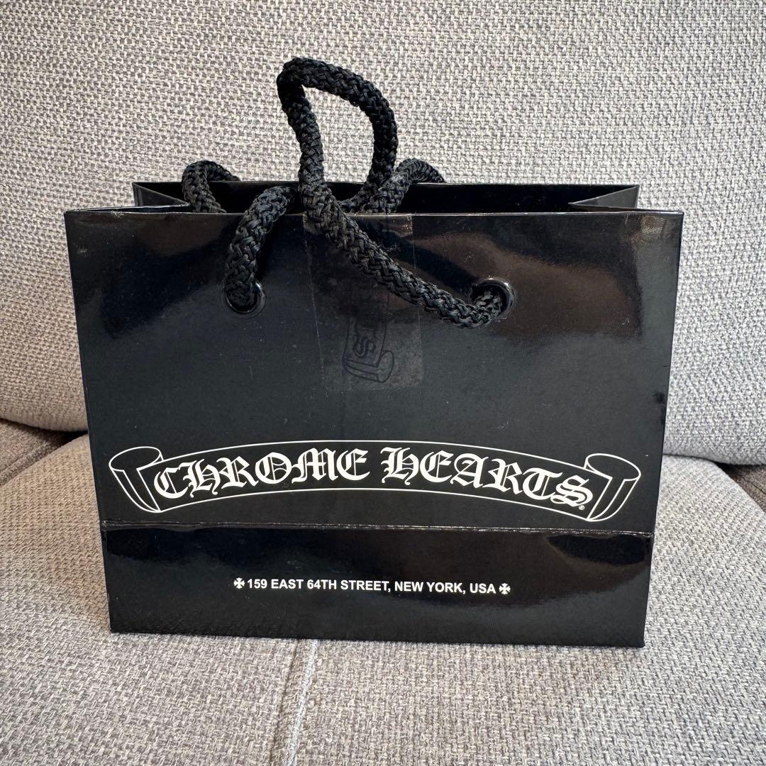 正規品◎Chrome Hearts◎クロムハーツ◎ブラックレザーブレス