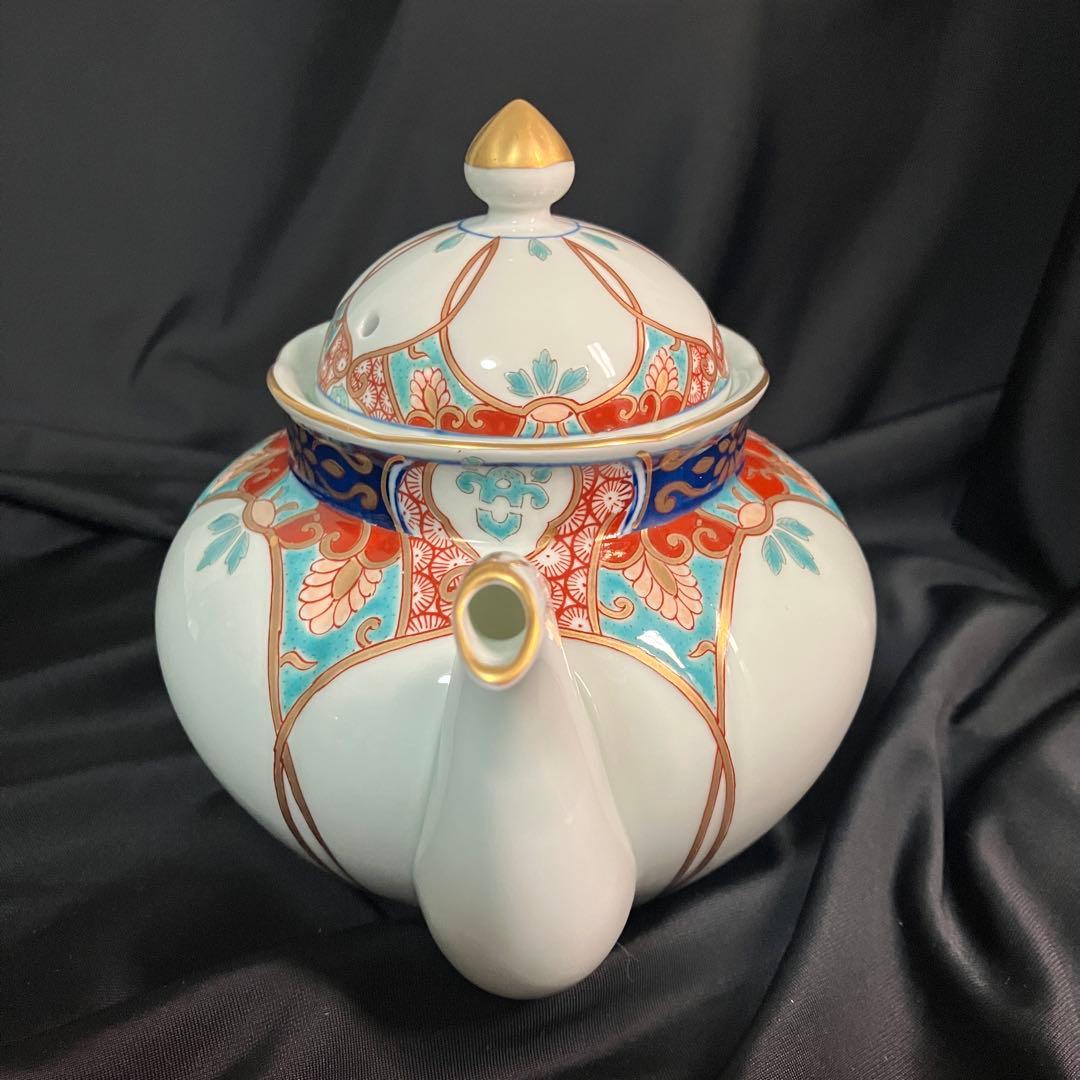 【匿名配送/希少】有田焼/弥左衛門/金彩古伊万里/ティーポット/シュガー/ミルク