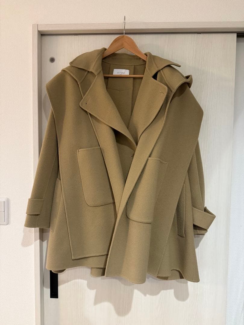 ETRE TOKYO フーディーリバートレンチコート