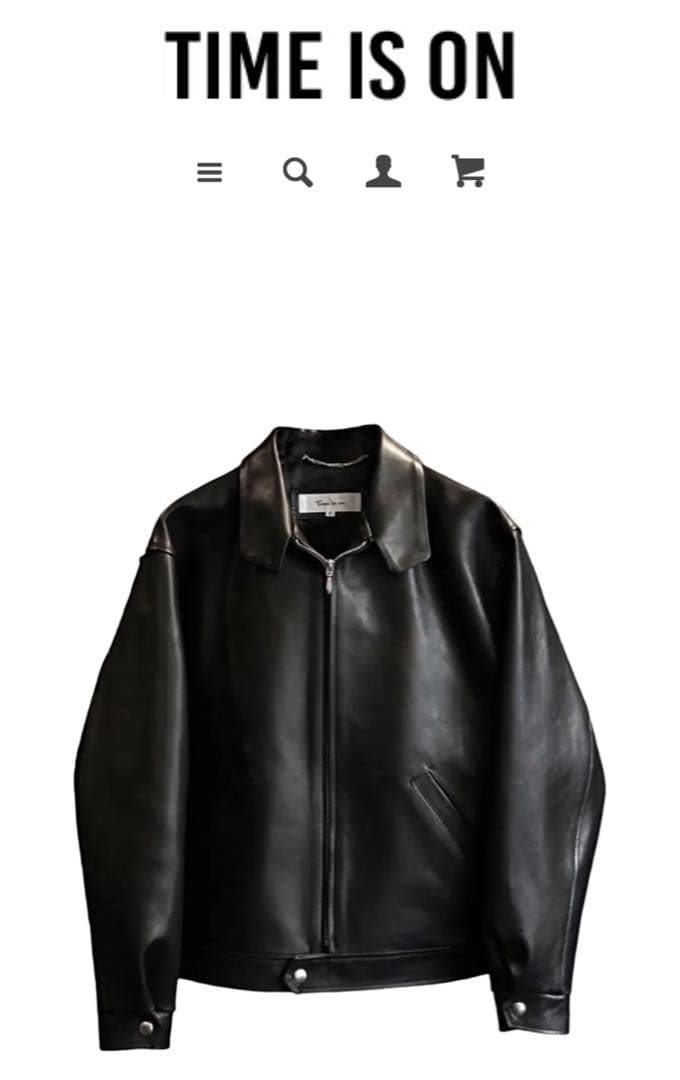【ZIAS LEATHER JACKET】　サイズ1
