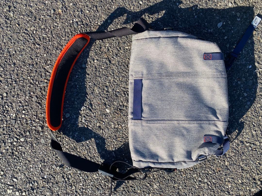 Timbuk2メッセンジャーバッグ Sサイズ グレー×オレンジ ショルダーバッグ