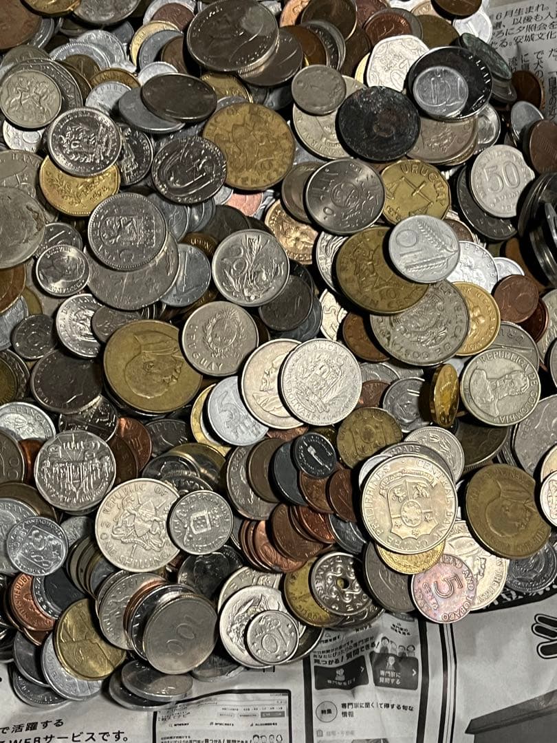 も*く様 5.2kg 外国 まとめて素材用 硬貨 古銭 貨幣 大量
