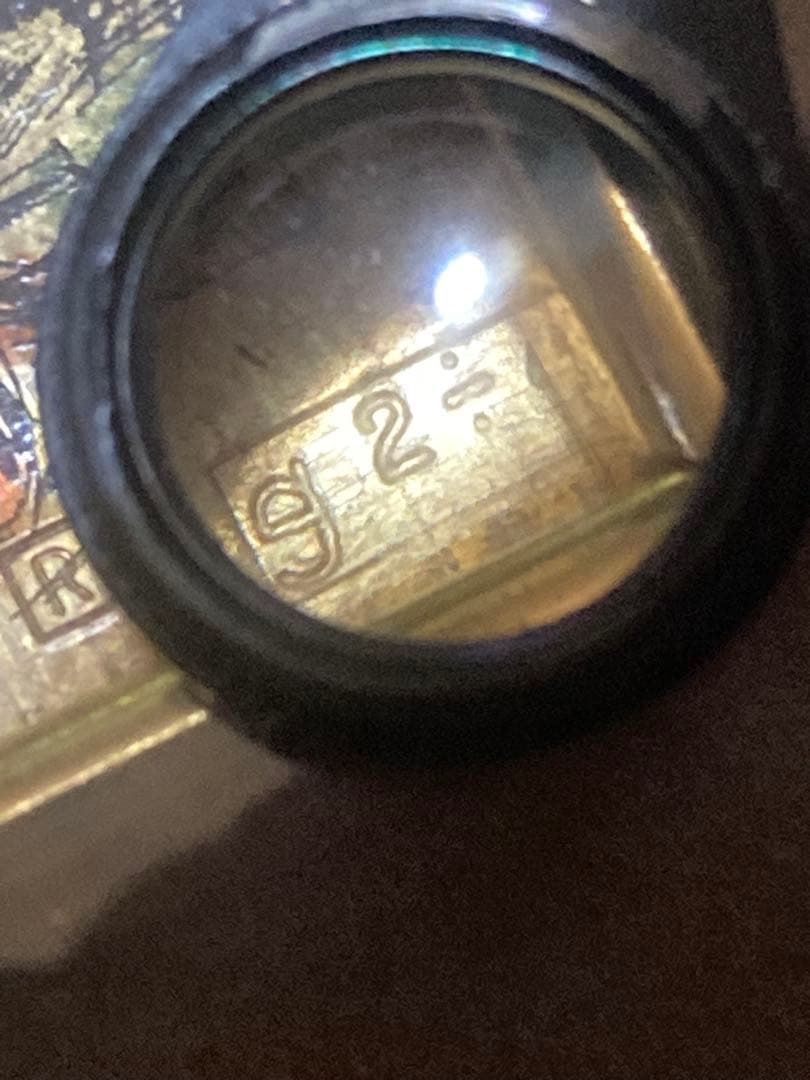 ジャンク品 刻印あり イタリア製 壁掛け 額装アート 詳細不明