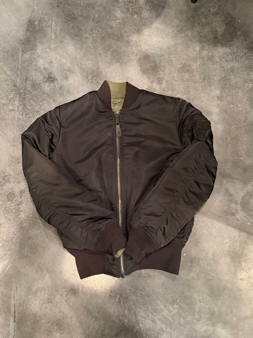 alpha ma-1 グリーン/ブラック