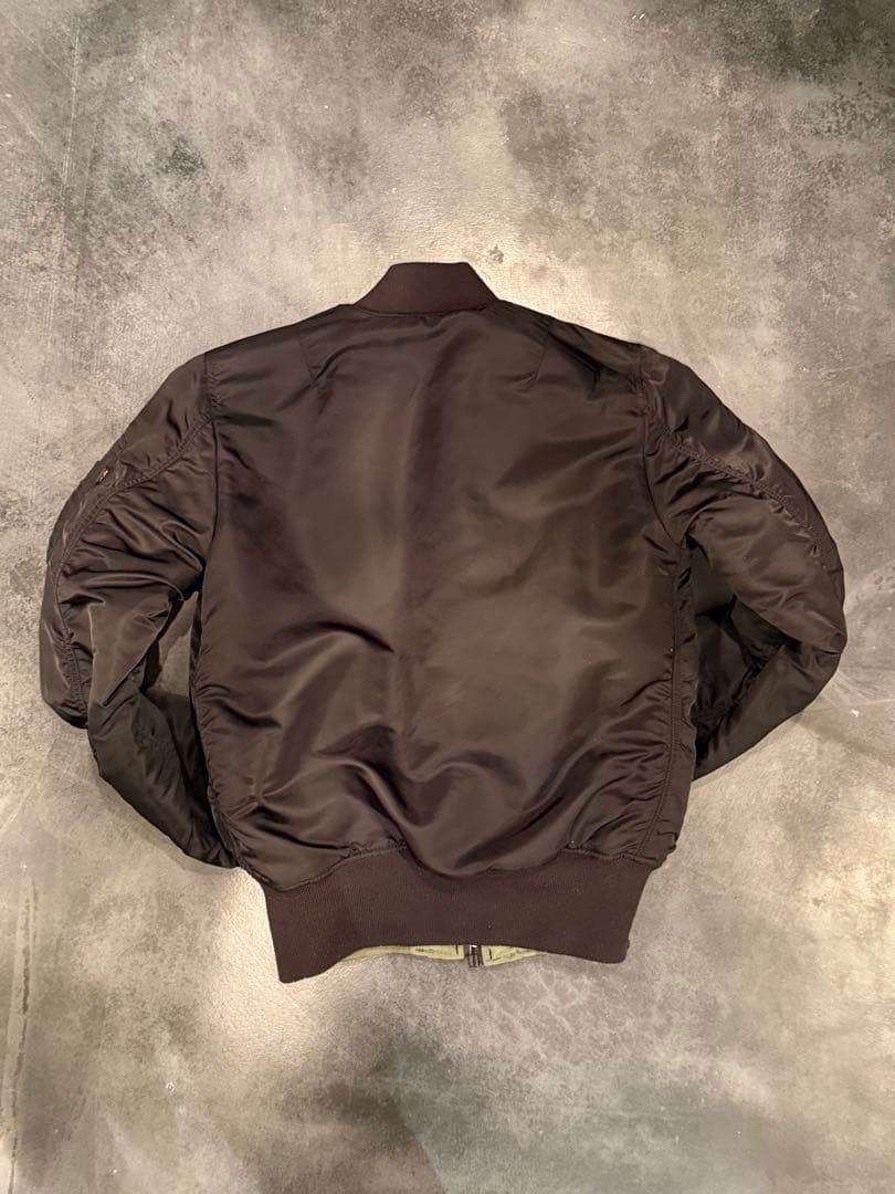 alpha ma-1 グリーン/ブラック