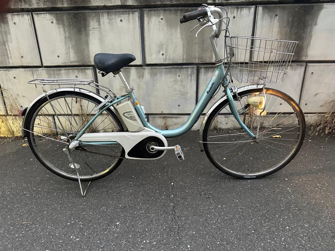 水色 シティタイプ 電動アシスト自転車