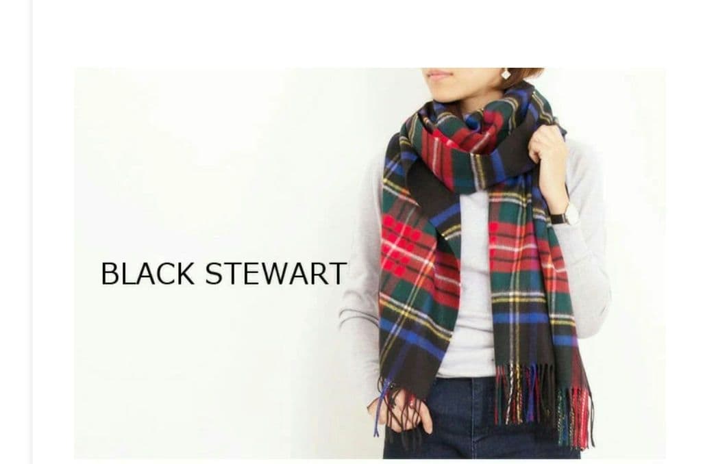 JOHNSTONS OF ELGIN マフラーカシミヤ 大判 ストール