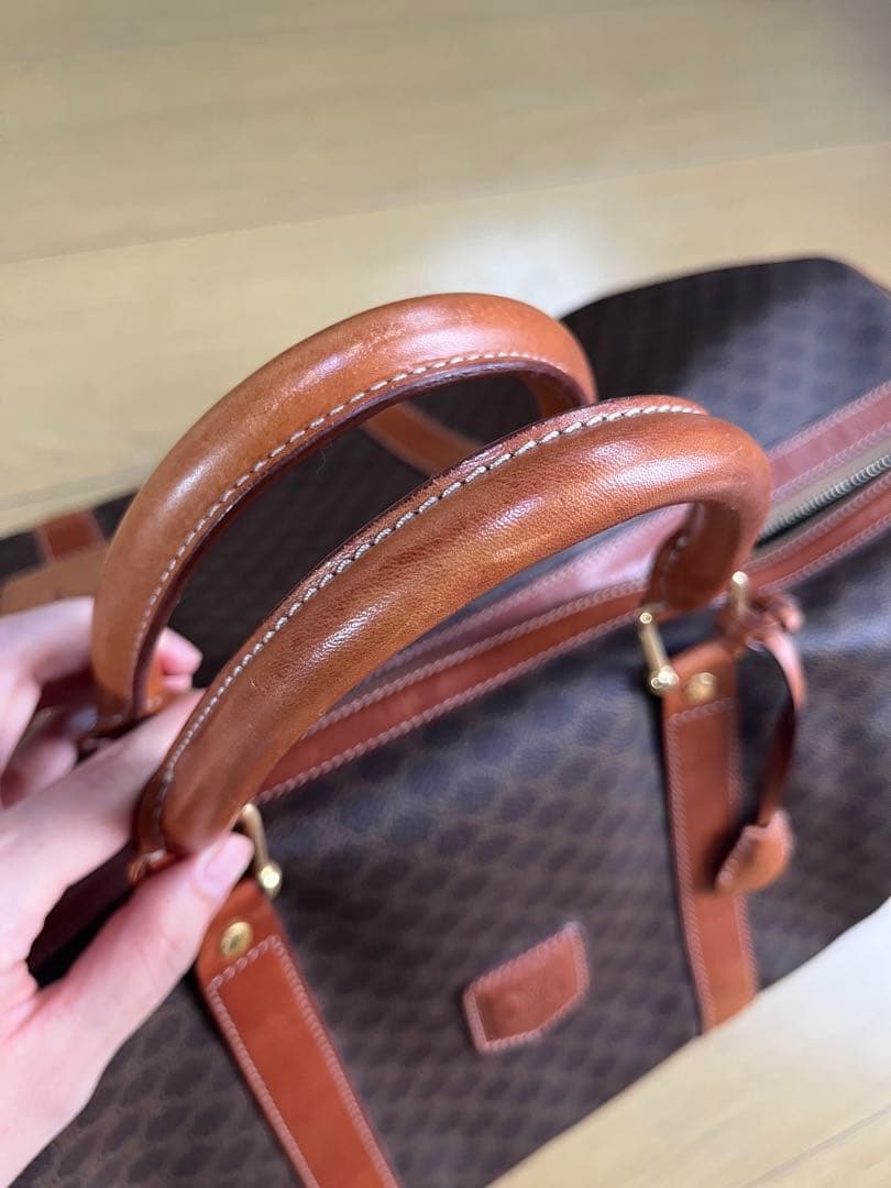 セリーヌ ボストンバッグ W49 マカダム柄 美品