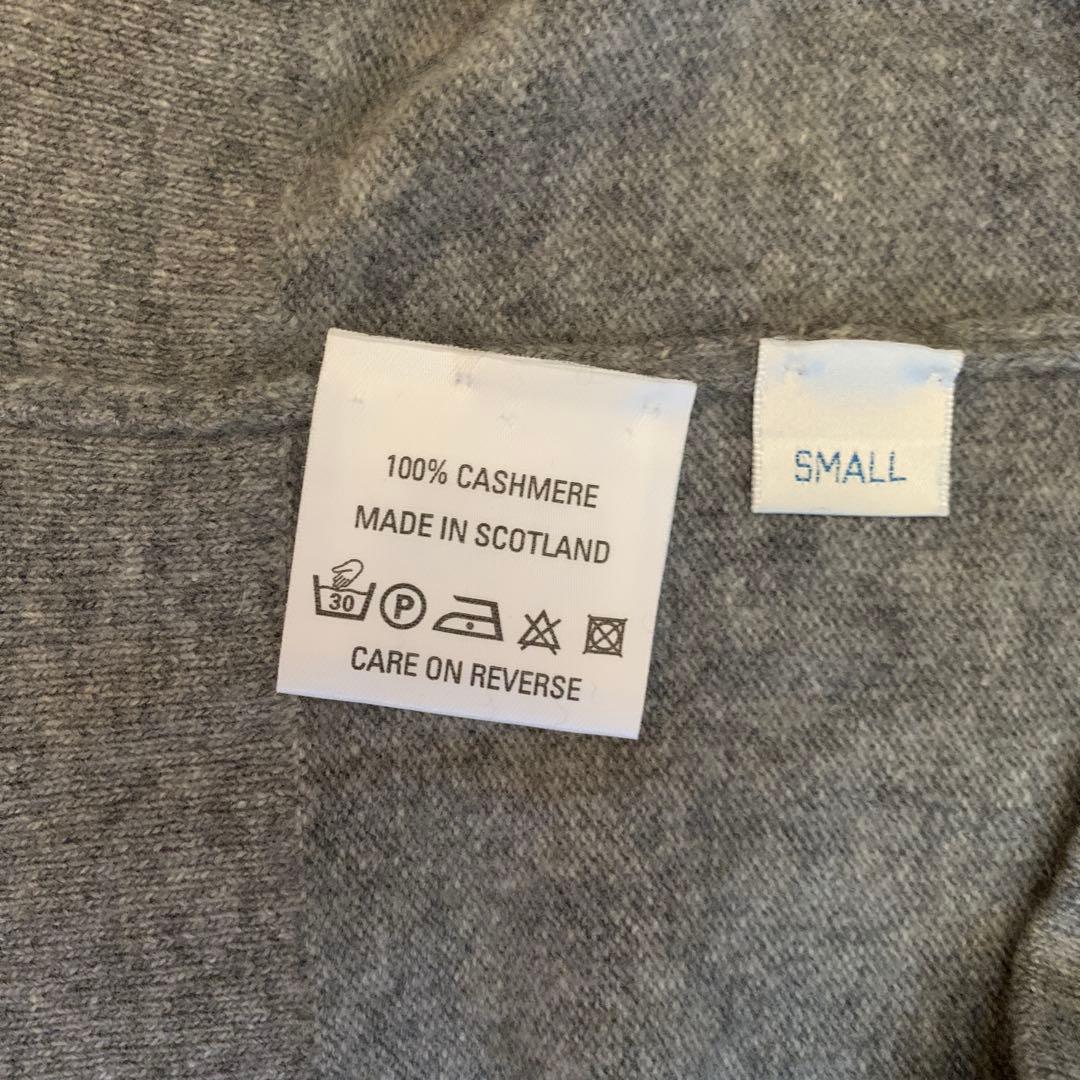 HERMESエルメス マルジェラ期クルーネックカシミヤグレー メランジニット