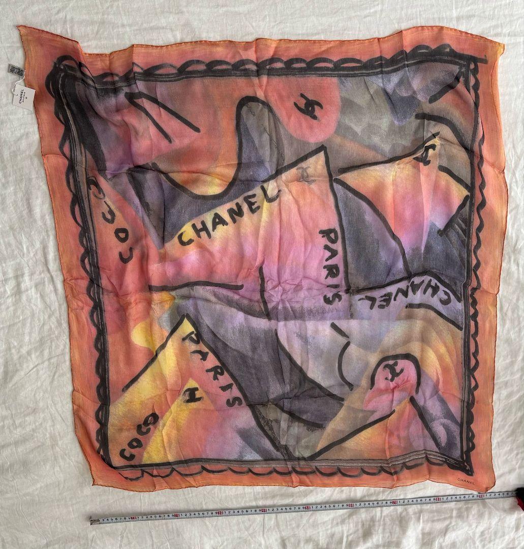 【❁⃘℘.】CHANEL シャネル　スカーフ 新品　90×90
