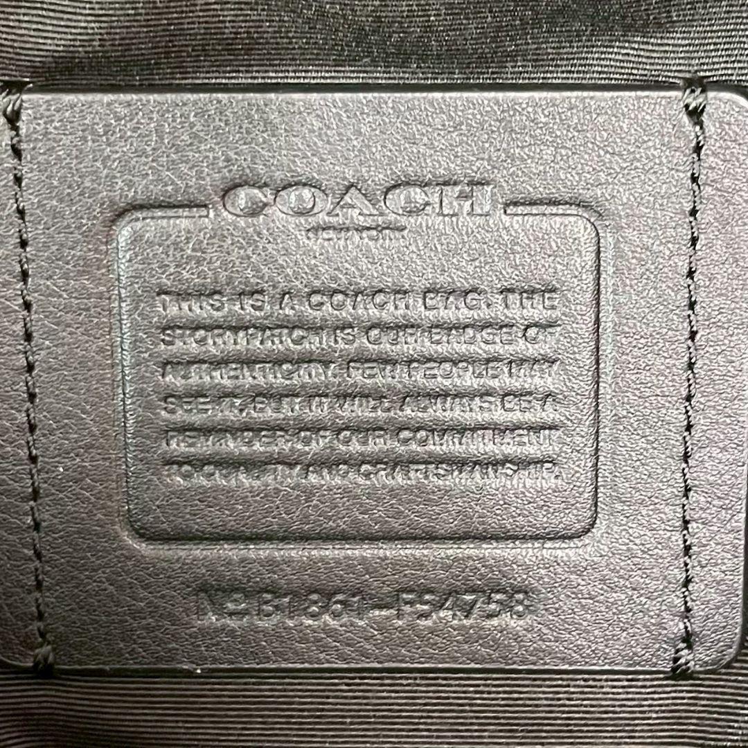 極美品 コーチ メトロポリタン 2way トートバッグ ビジネス レザー 黒