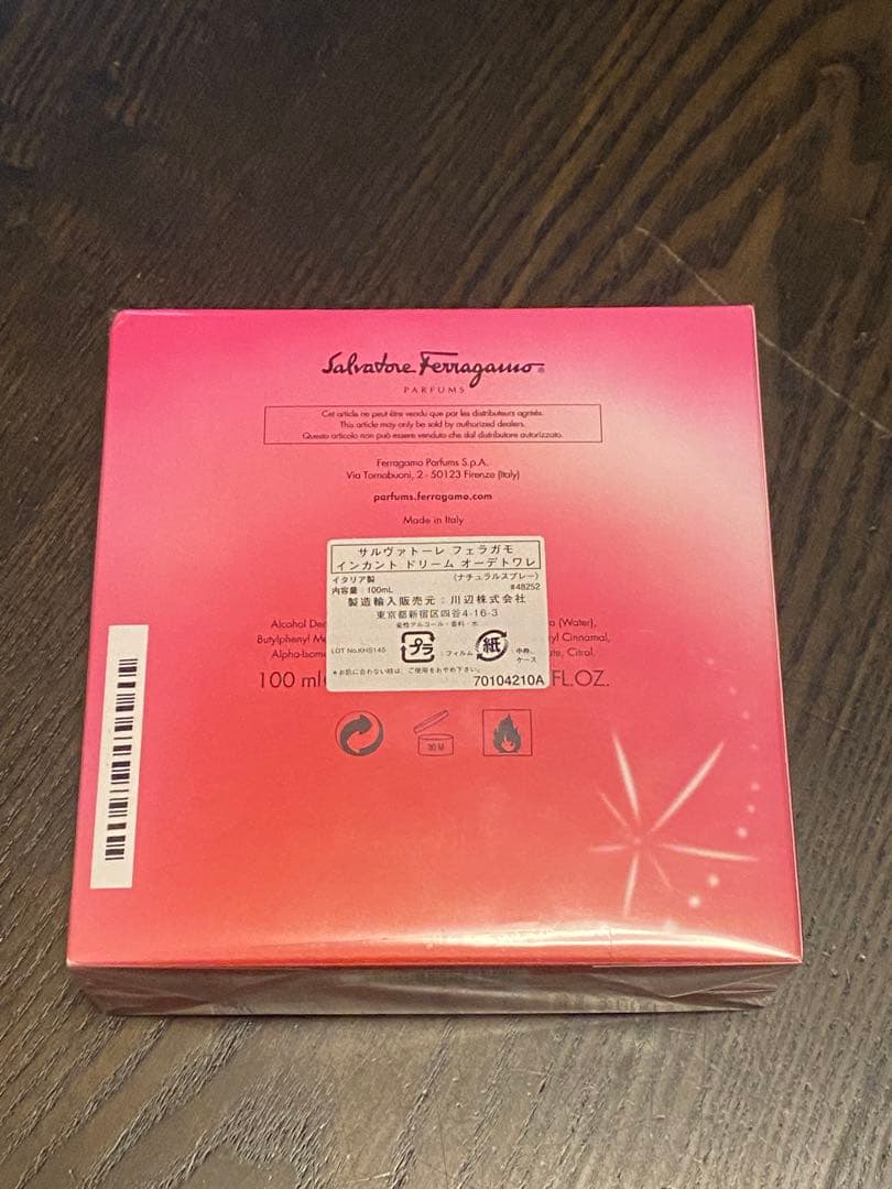 【新品未開封品】フェラガモ インカントドリーム オードトワレ 100mL