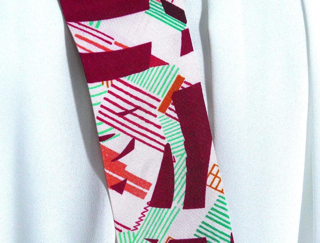 HERMES エルメス　スカーフ　ツイリー　D314