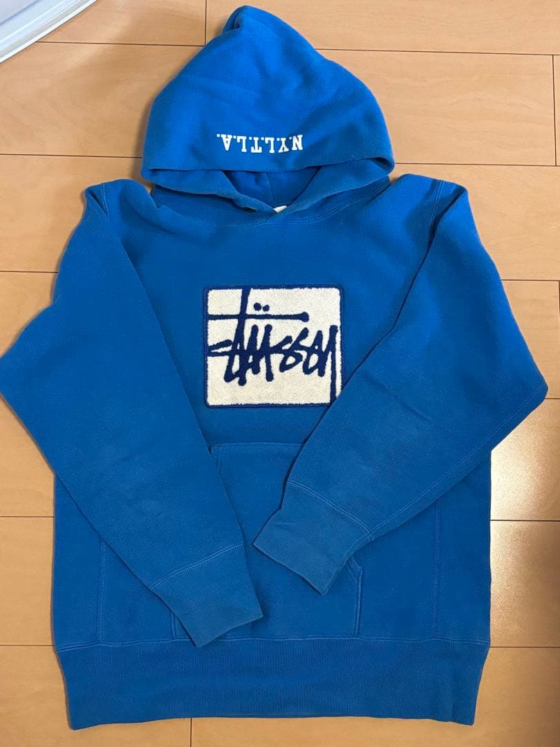 stussy チャンピオン REVERSE WEAVE ロゴパーカー Mサイズ