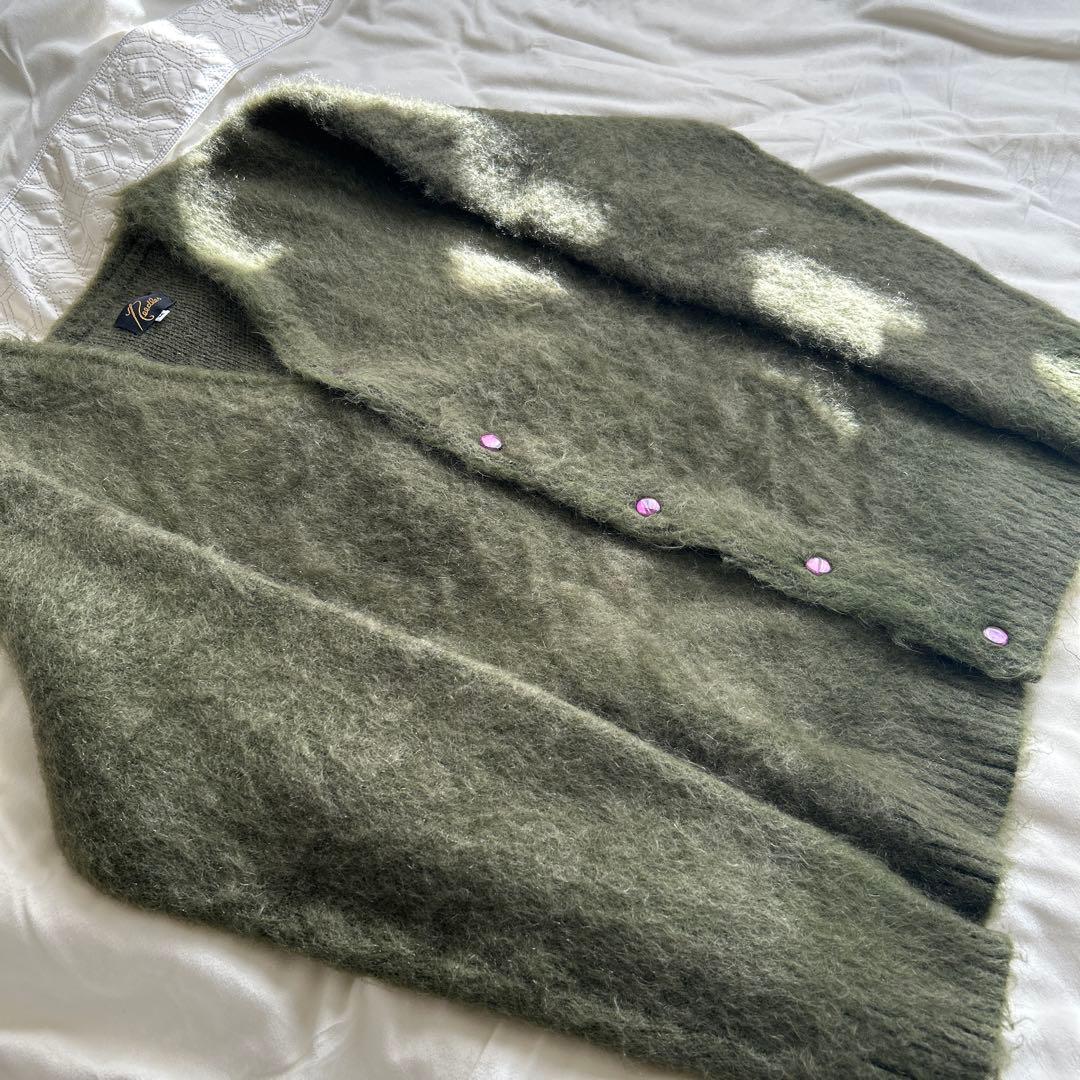 Needlesニードルズ Foremost別注 モヘアカーディガン