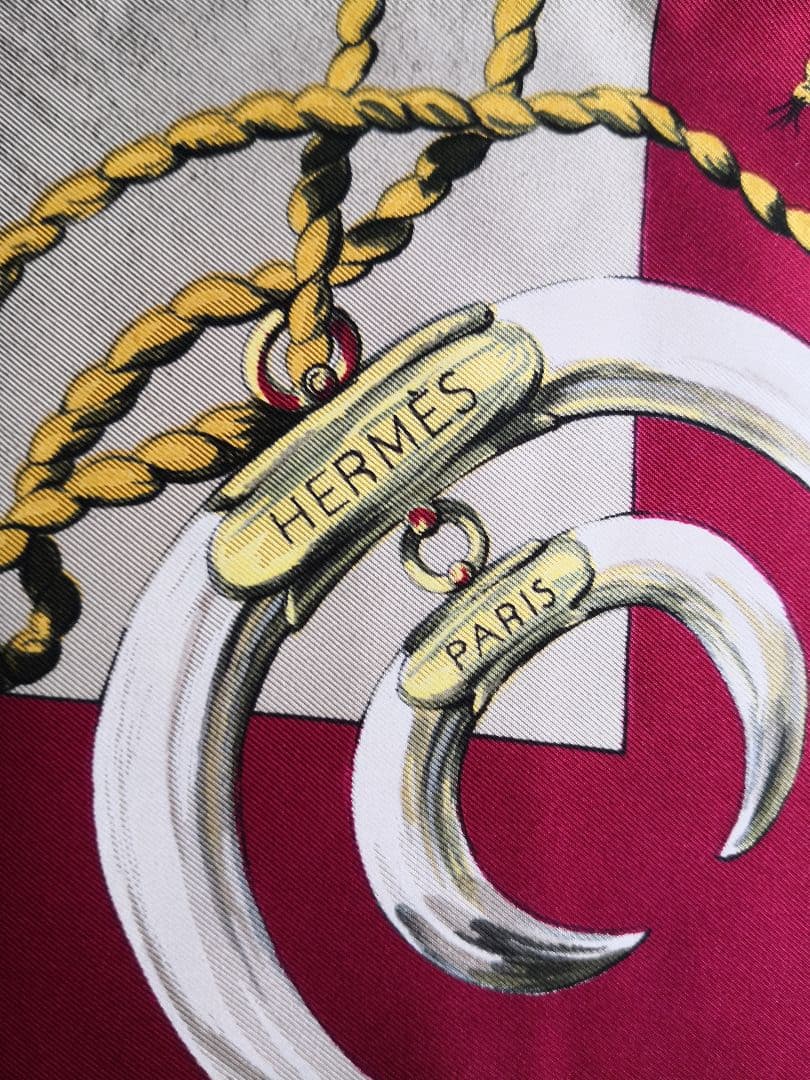 エルメス　HERMES　スカーフ　カレ90　王の狩猟