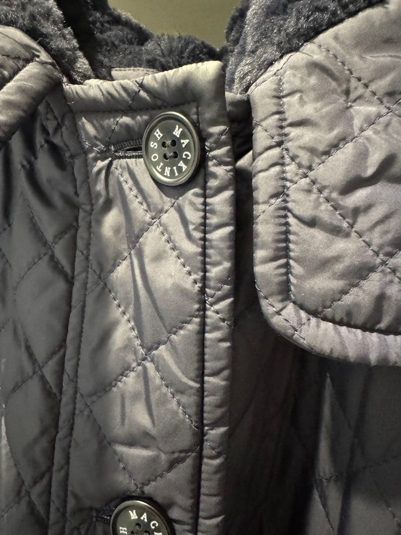 Macintosh マッキントッシュ　キルティング コート　裏ボア　サイズ42
