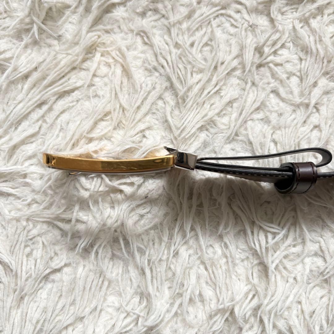 美品　Cartier サントス　リバーシブルベルト　シルバーバックル　黒　茶